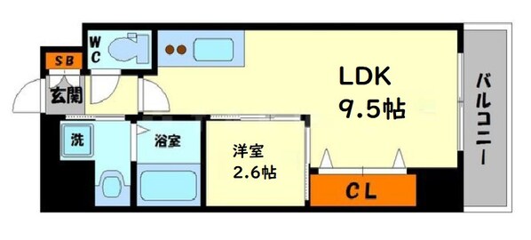 サンフォリア大手前の物件間取画像